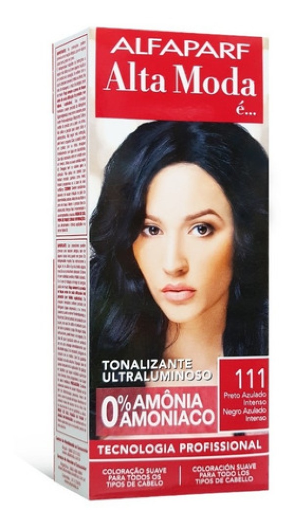Tonalizante Altamoda 1.11 Preto Azulado