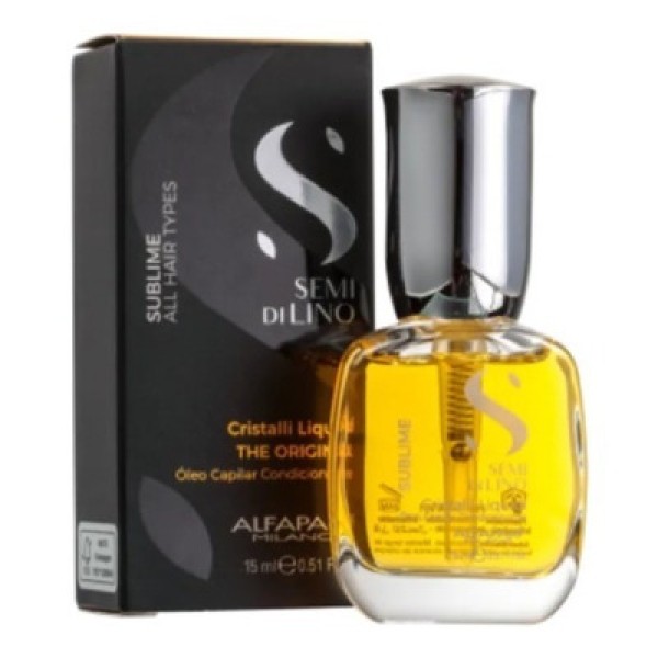 Óleo Capilar Cristalli Liquidi Semi di Lino Alfaparf Milano 15Ml