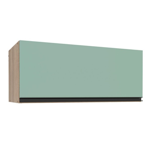 Encontraproduto.com.br - Armário Aéreo Talharim 1 Porta Basculante Politorno Lâmina Mel-verde