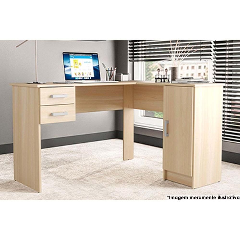 Mesa De Computador Barcelona 2 Gavetas Legno Salinas - Politorno