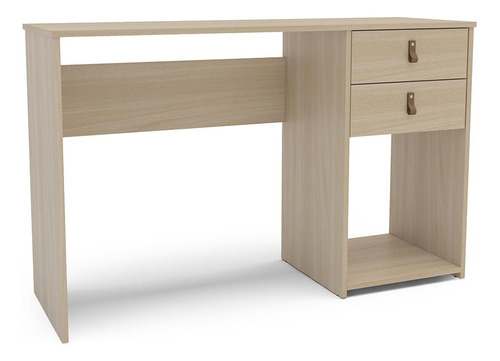 Mesa Filadélfia 120cm com 2 Gavetas Em Mdp Politorno Preto