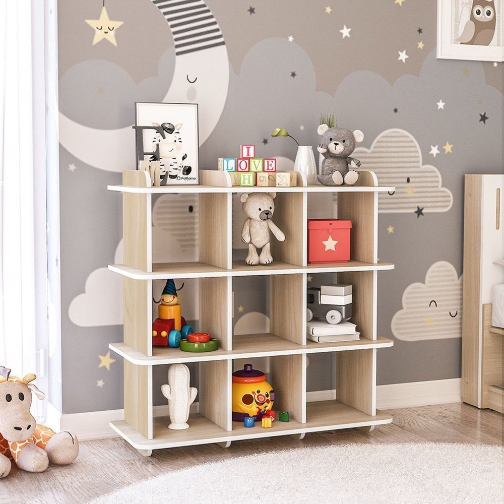 Nicho Organizador Infantil Lucca Com Cantos Arredondados Com Certificação Fsc® Legno Salinas