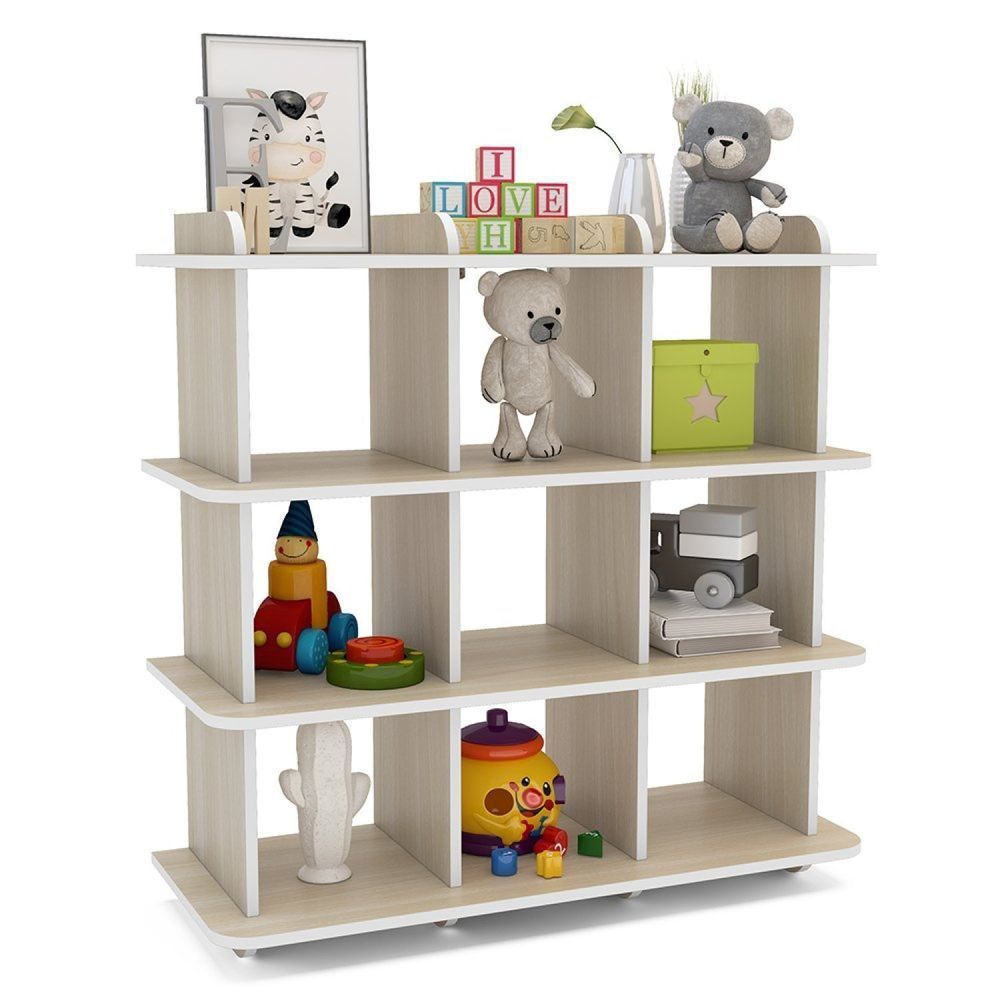 Encontraproduto.com.br - Nicho Organizador Infantil Lucca Com Cantos Arredondados Com Certificação Fsc® Legno Salinas