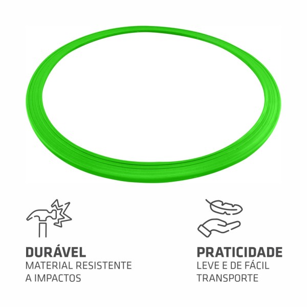 Encontraproduto.com.br - Argola de Agilidade - Kit com 8