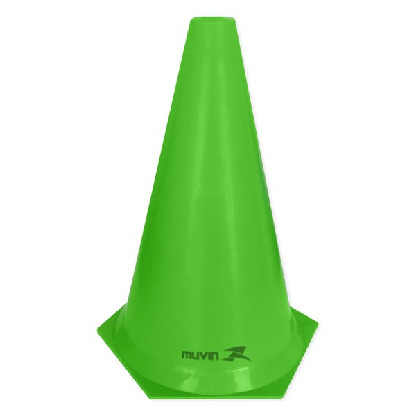 Cone de Marcação de Plástico Muvin 24cm – Treinamento Funcional, Agilidade e Fortalecimento