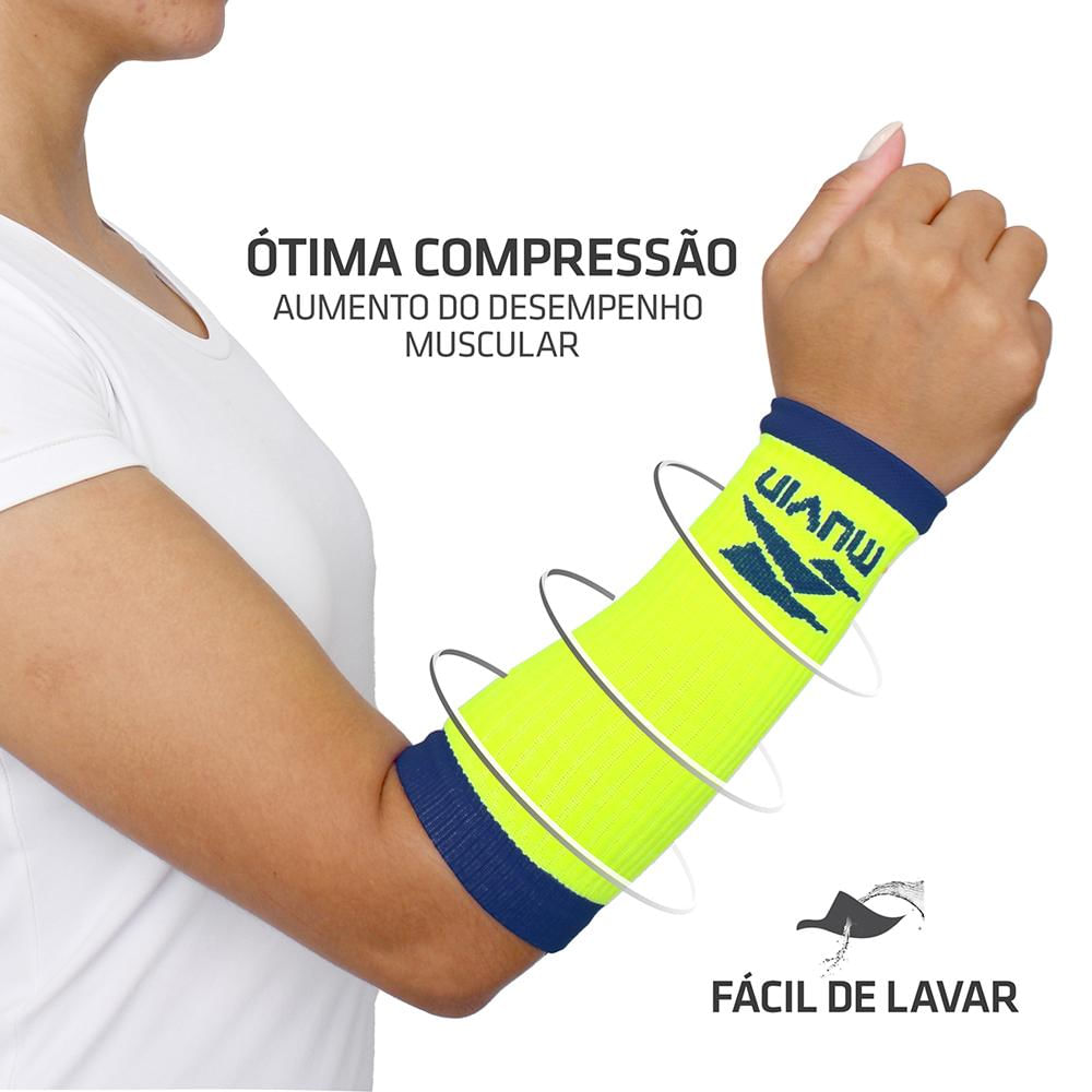 Encontraproduto.com.br - Manguito Curto Voleibol Elite - Kit com 3