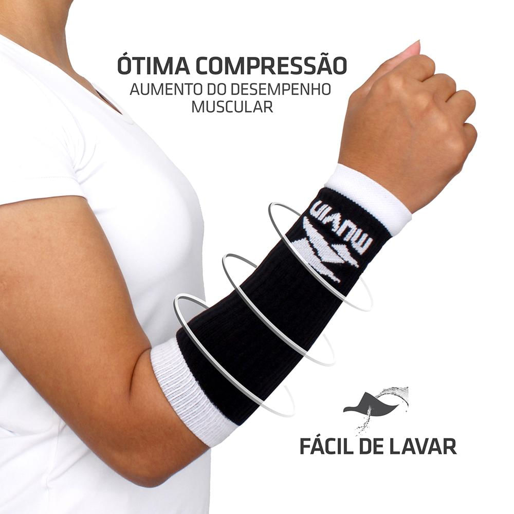 Encontraproduto.com.br - Manguito Curto Voleibol Elite - Kit com 6
