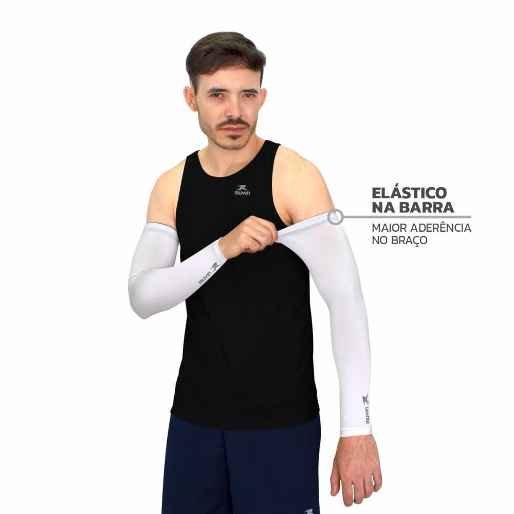 Encontraproduto.com.br - Manguito Longo Elástico Basic FPS UV50+