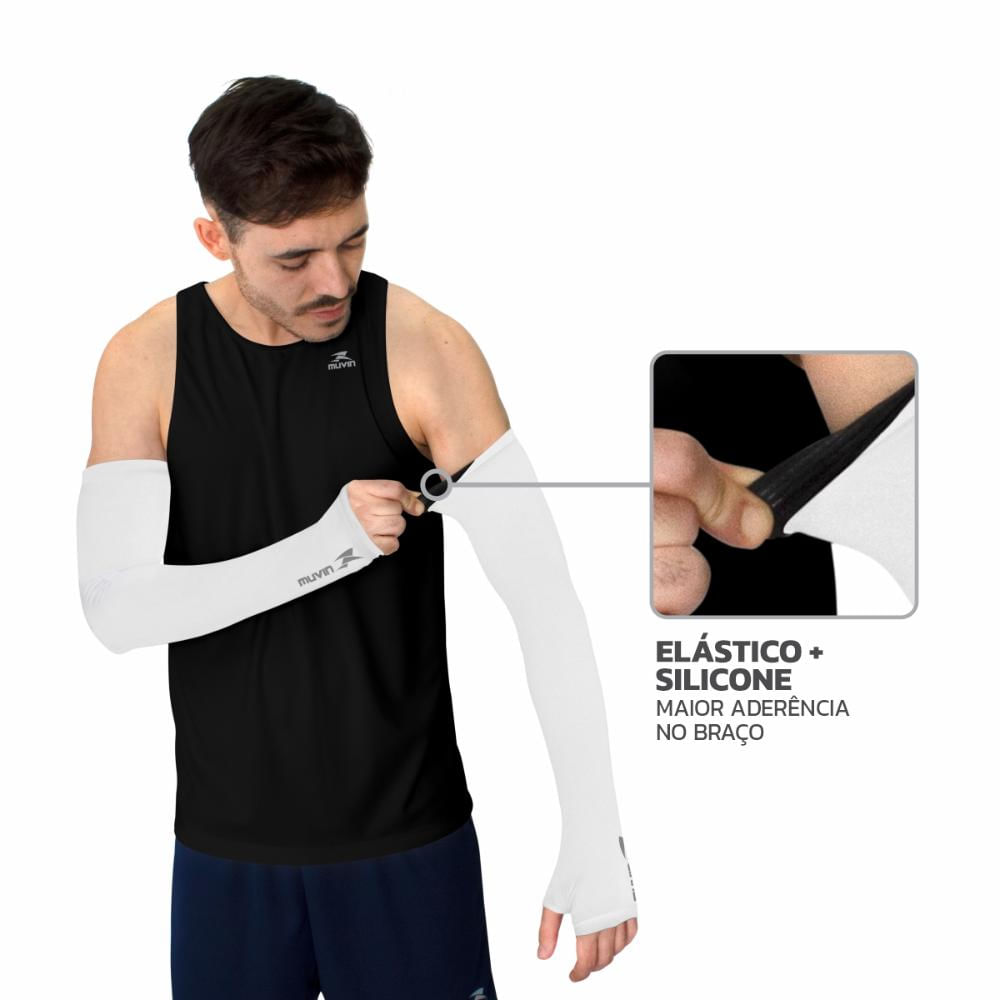 Encontraproduto.com.br - Manguito Longo Elástico Pro HC FPS UV 50+