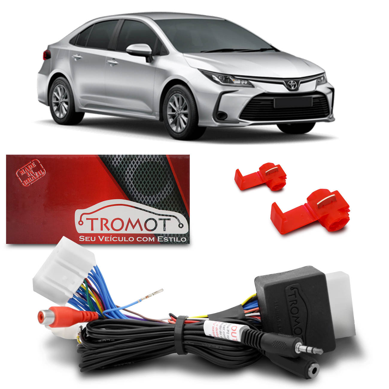 Interface Desbloqueio Multimidia Corolla 2020 2021 Hilux Sw4 Rav-4 2020 Plug and Play Tromot TTT01