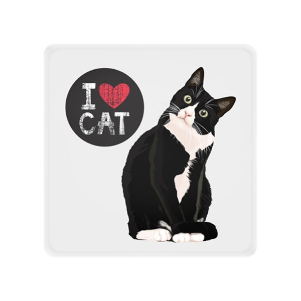 Encontraproduto.com.br - Luminária Box Slim I Love Cat Usb