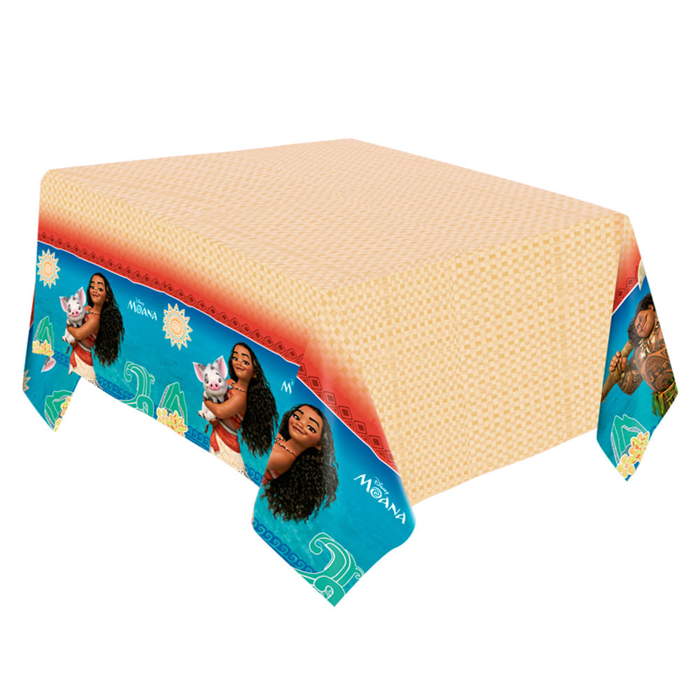 Encontraproduto.com.br - Moana Toalha de Mesa Papel 120x220cm - Regina