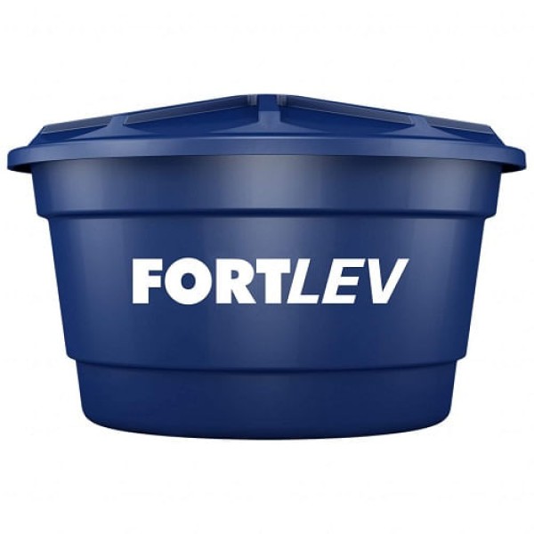 Caixa Dágua Fortlev 150L de Polietileno Com Tampa