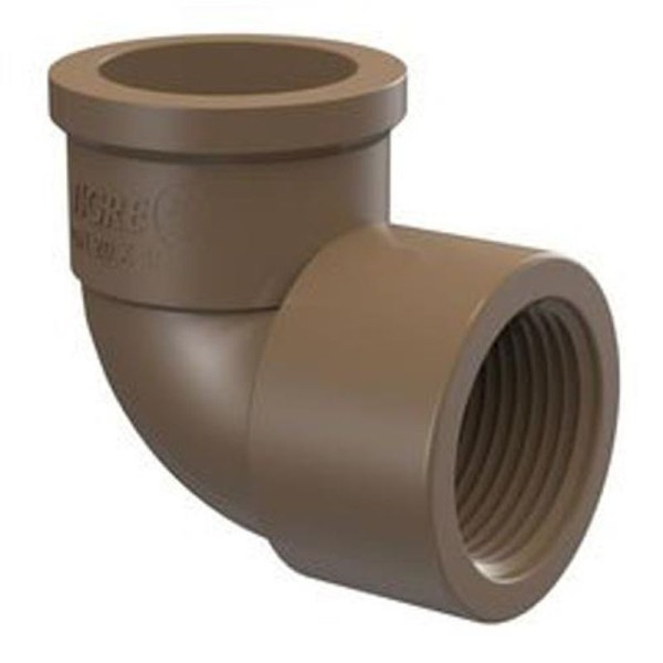 Encontraproduto.com.br - Joelho solda 90 graus 25mm x 3/4 com rosca