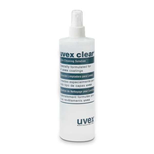 Encontraproduto.com.br - Solução de Limpeza Para Lentes sem Álcool  Clear 470ml Uvex