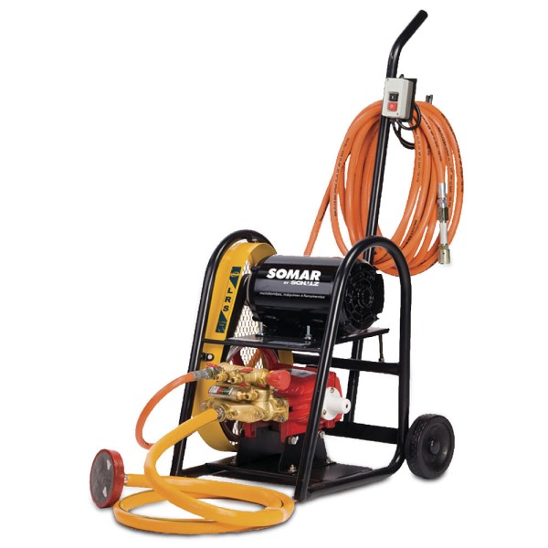 Máquina Lavar Universal Trifásico LRS400 Com/1 Mangueira Com/Carrinho Somar