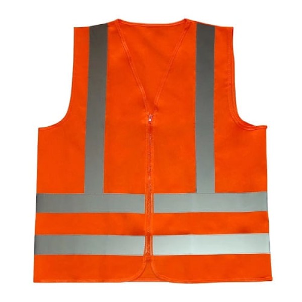 Colete Refletor Tipo Jaqueta Sem/Bolso G Laranja T-2 TP Volk