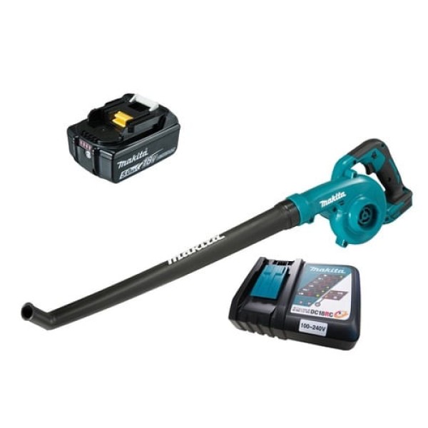Encontraproduto.com.br - Soprador Folhas Bateria 18V C/Bateria Makita DUB186RT