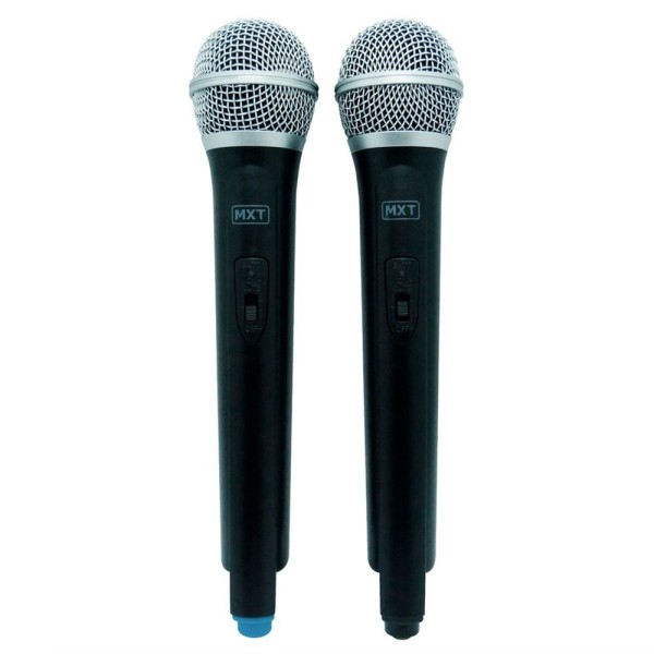 Encontraproduto.com.br - Microfones MXT UHF-202 Dinâmico Dinâmicos cor preto