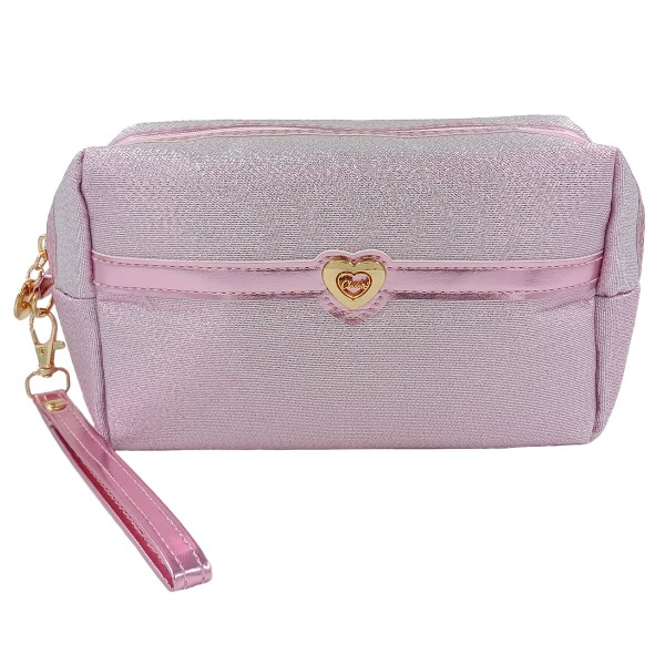Nécessaire Glitter C/ Alça 18x11cm em Poliéster Qualis
