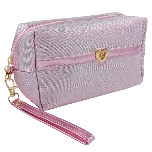 Encontraproduto.com.br - Nécessaire Glitter C/ Alça 18x11cm em Poliéster Qualis
