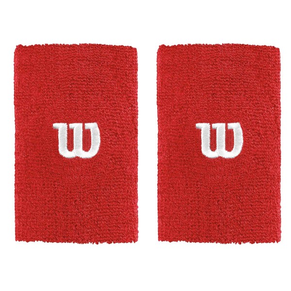Encontraproduto.com.br - Munhequeira Longa Vermelho Colors c/ 02 Unidades - Wilson