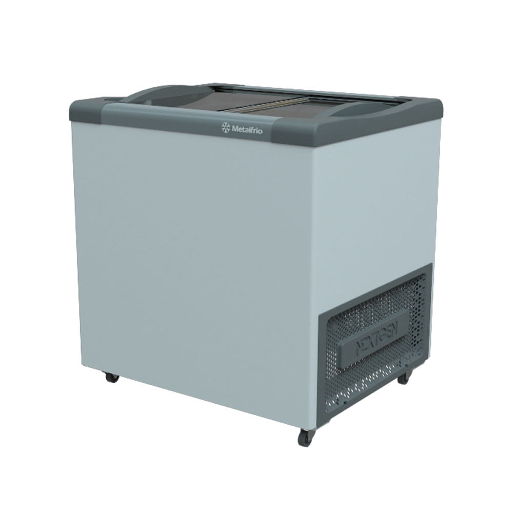 Encontraproduto.com.br - Freezer Metalfrio Horizontal Vidro Branco NF20SB