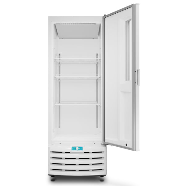 Encontraproduto.com.br - Freezer Vertical Tripla Ação Porta com Visor 544 Litros Metalfrio VF55FT Branco 220V