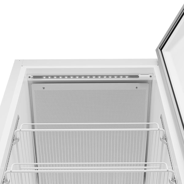 Encontraproduto.com.br - Freezer Vertical Tripla Ação Porta com Visor 544 Litros Metalfrio VF55FT Branco 220V