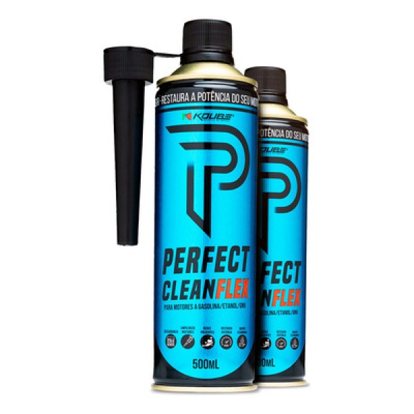 Encontraproduto.com.br - Limpa Motor e aditívo de combustível Perfect Clean Koube 500ML Solução Eficaz para Motores Flex, Diesel e GNV Koube 20019 apenas injeção indireta