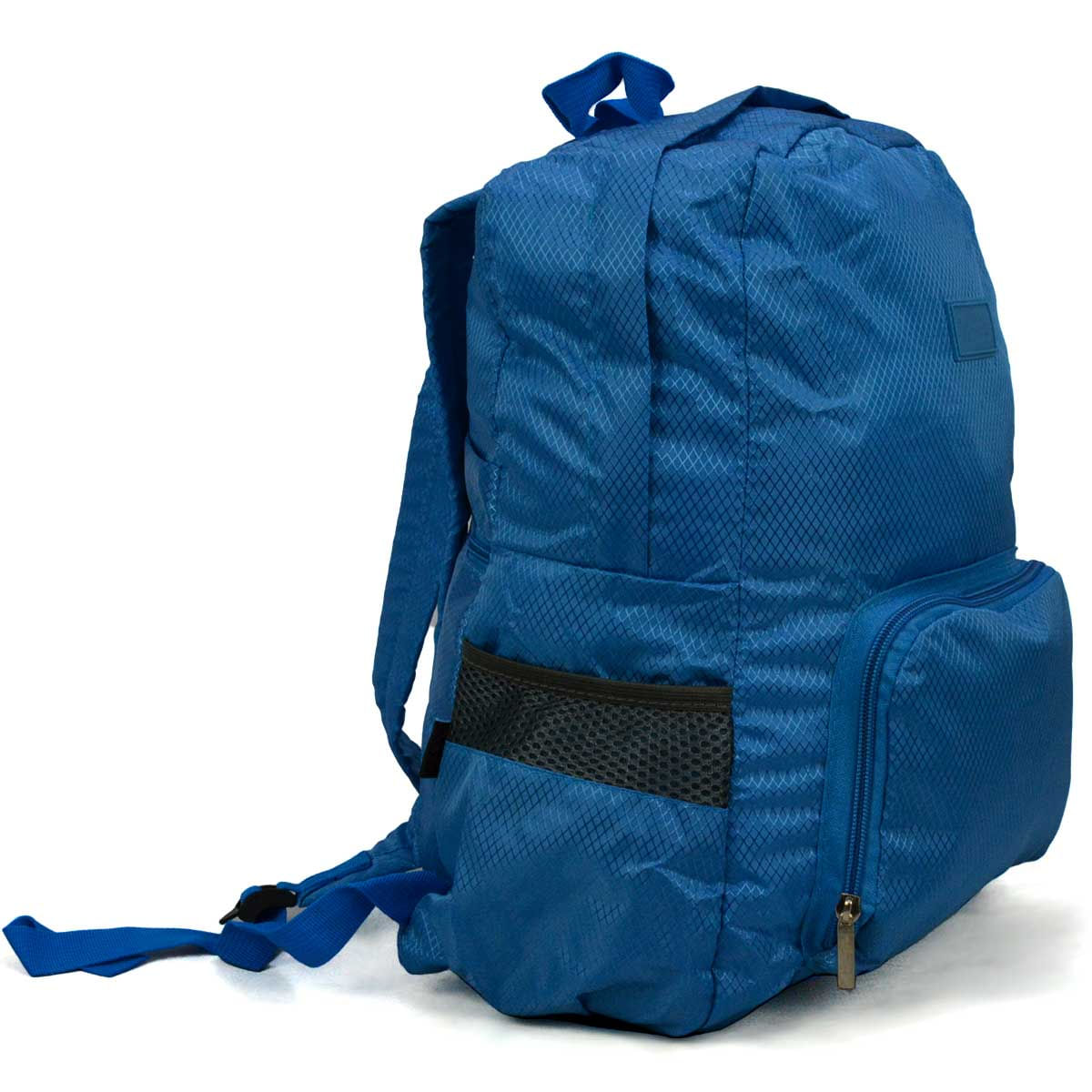 Mochila Escolar Viagem Bolsa Academia Unissex Dobrável Azul CBRN17591