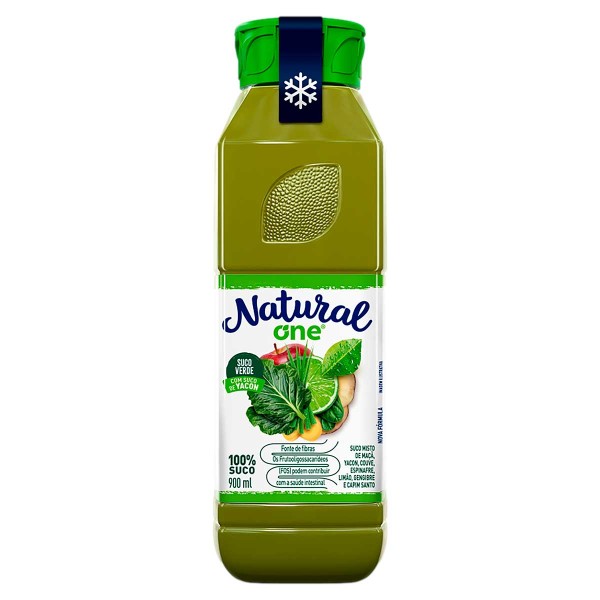 Suco Refrigerado Natural One Verde Com Yacon 900ml