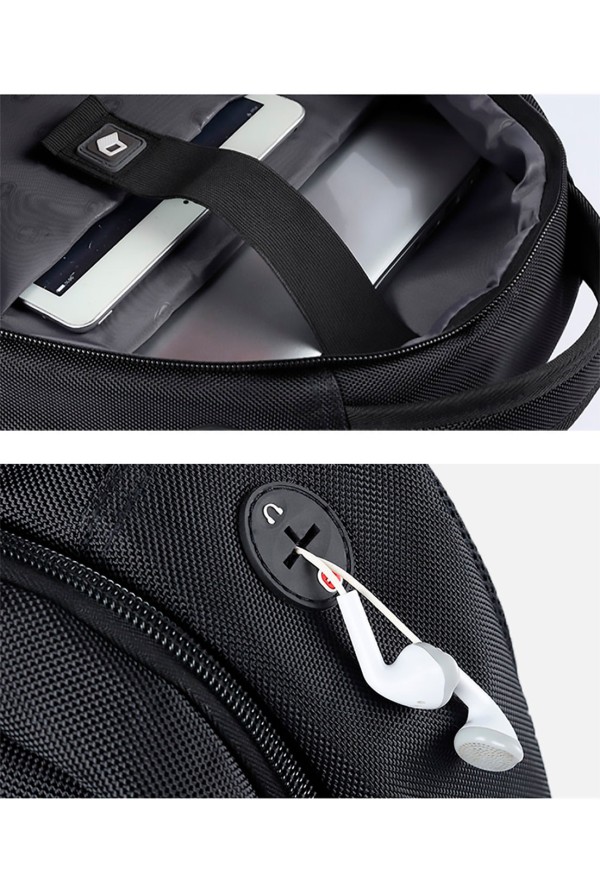Encontraproduto.com.br - Mochila Masculina Notebook Crossgear Executiva Resistente Saída USB Espaçosa