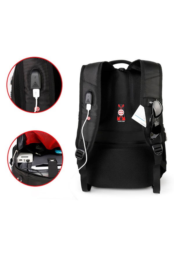 Encontraproduto.com.br - Mochila Masculina Notebook Crossgear Executiva Resistente Saída USB Espaçosa
