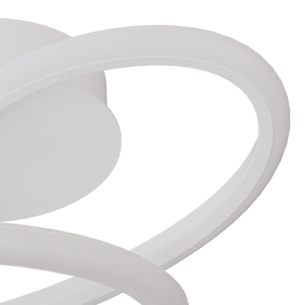 Encontraproduto.com.br - Plafon Led Hevvy Horizon Maze Small Branco Luz Amarelo/Net/Brc 20w