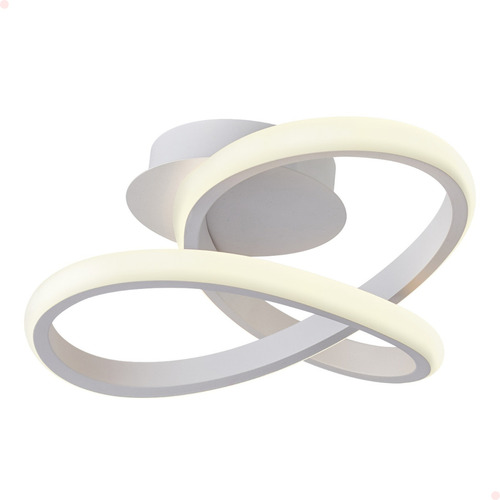 Encontraproduto.com.br - Plafon Led Hevvy Horizon Maze Small Branco Luz Amarelo/Net/Brc 20w