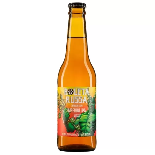 Cerveja Roleta Russa Imperial IPA Long Neck 355ml