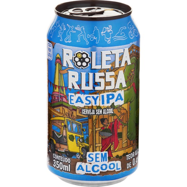 Encontraproduto.com.br - Cerveja Roleta Russa Sem Álcool Lata com 350ml