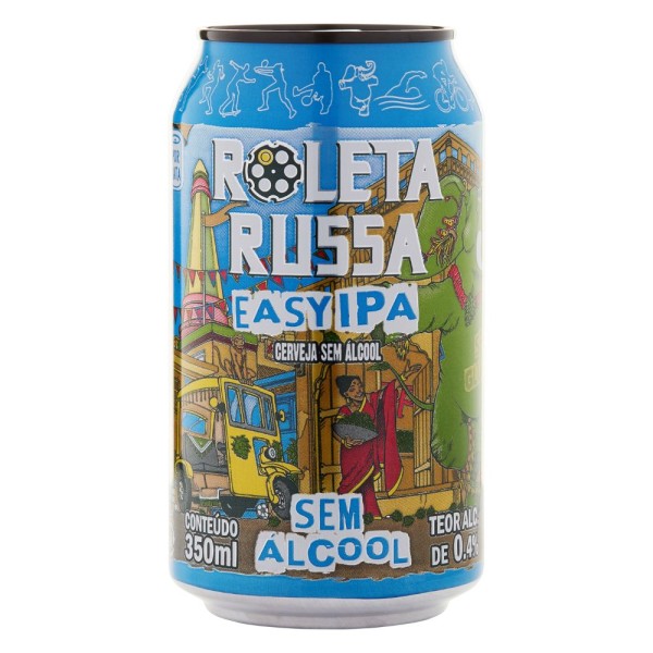 Encontraproduto.com.br - Cerveja Roleta Russa Sem Álcool Lata com 350ml