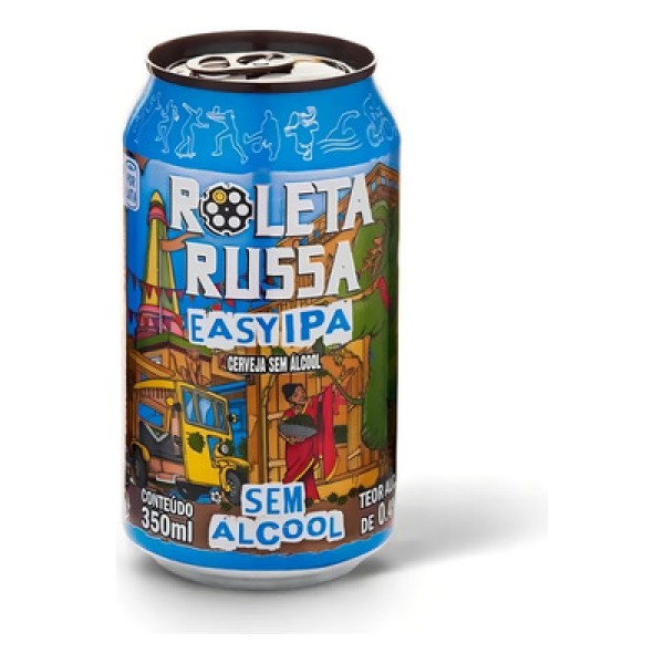 Encontraproduto.com.br - Cerveja Roleta Russa Sem Álcool Lata com 350ml