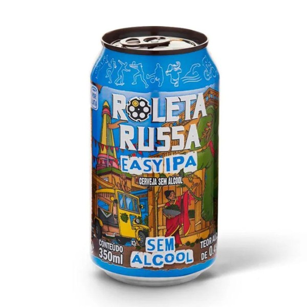 Encontraproduto.com.br - Cerveja Roleta Russa Sem Álcool Lata com 350ml