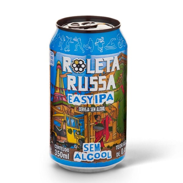 Encontraproduto.com.br - Cerveja Roleta Russa Sem Álcool Lata com 350ml