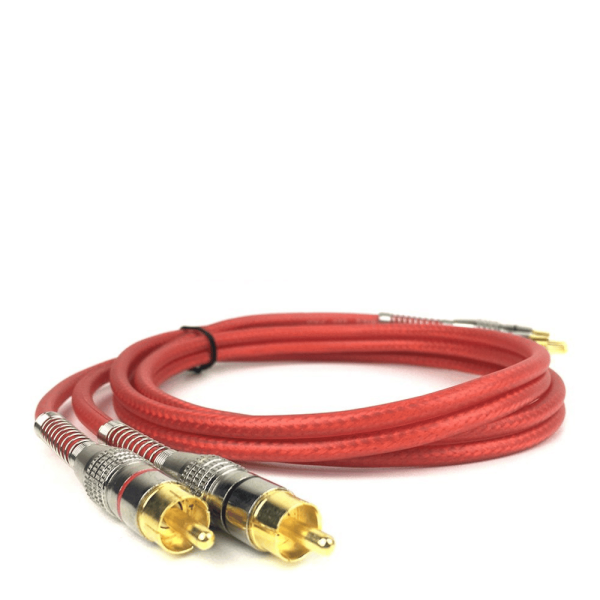 Encontraproduto.com.br - Cabo RCA Macho X Macho Technoise 400 PRO Blindado 5MM Vermelho - 1M