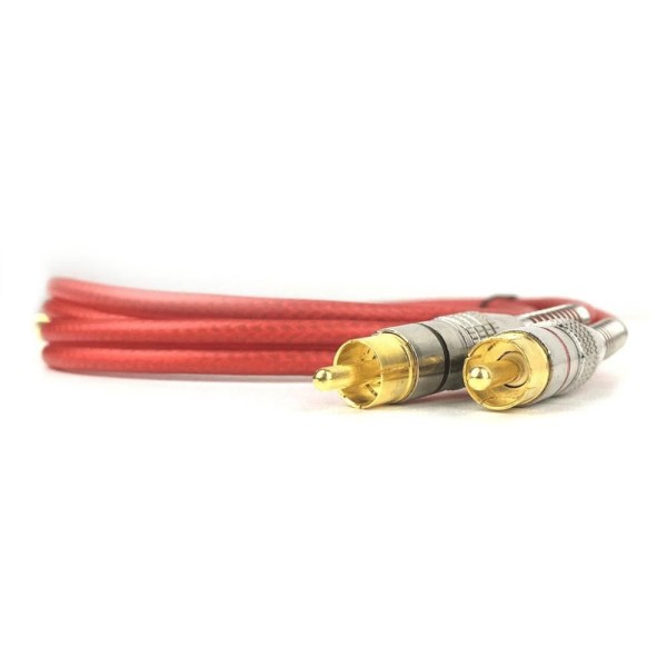 Encontraproduto.com.br - Cabo RCA Macho X Macho Technoise 400 PRO Blindado 5MM Vermelho - 1M