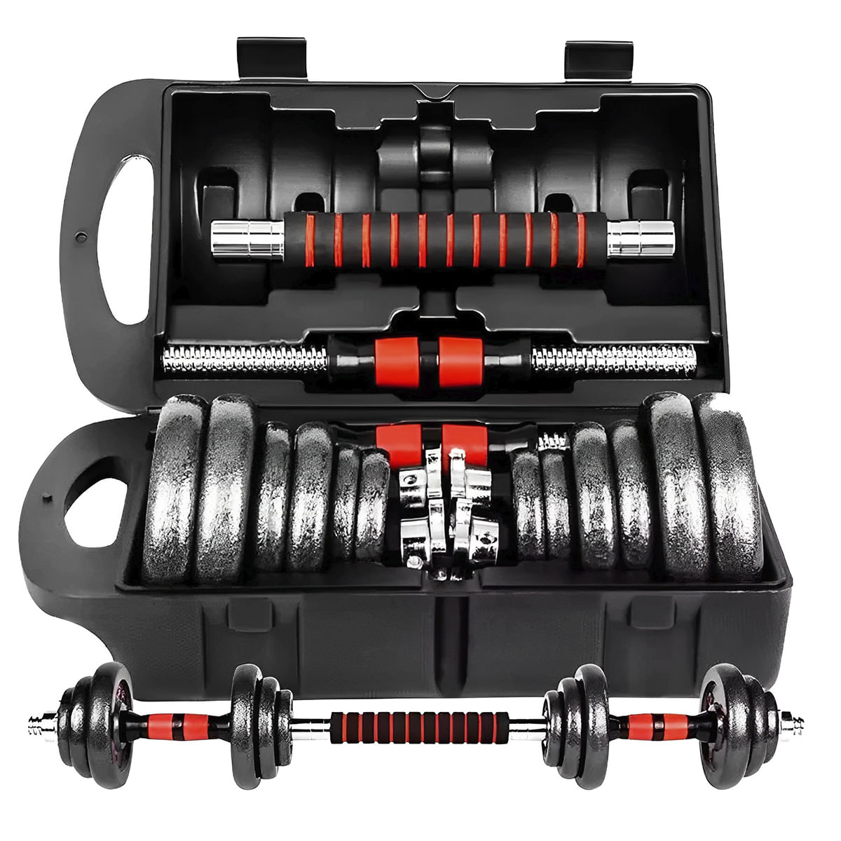 Kit Halter Gold Sports Dumbbell  Até 30kg - Multnível