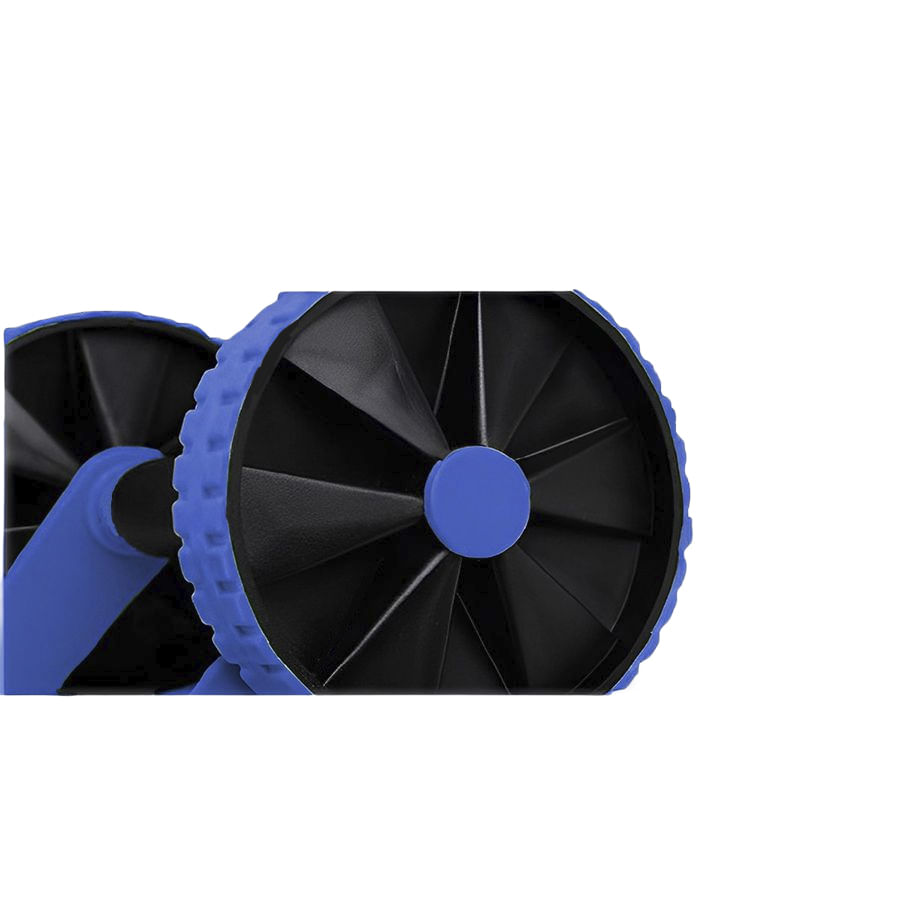 Encontraproduto.com.br - Roda para exercício abdominal com  elástico Golds Sports Revoflex Extreme Az CBR03075