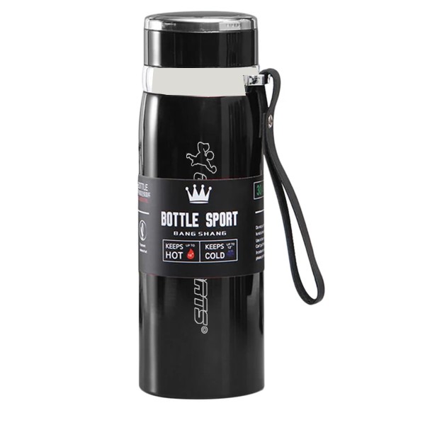Encontraproduto.com.br - Garrafa Térmica Gold Sports Adventure Smart Dupla Camada em Aço inoxidável 316 800ml  Com Infusor