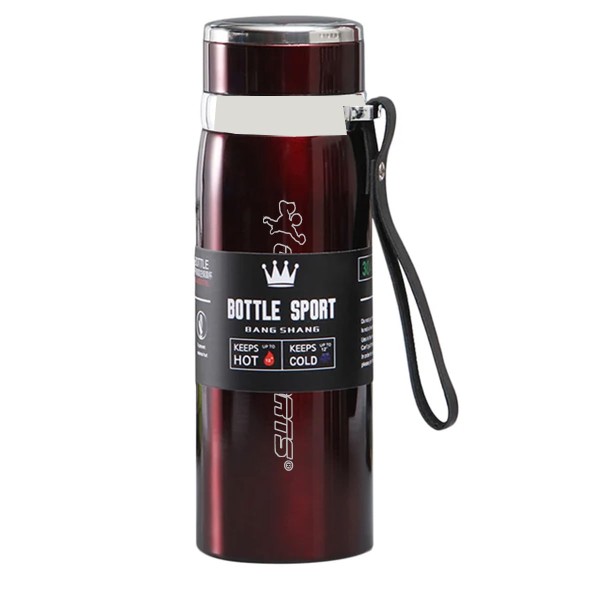 Encontraproduto.com.br - Garrafa Térmica Gold Sports Adventure Smart Dupla Camada em Aço inoxidável 316 800ml  Com Infusor