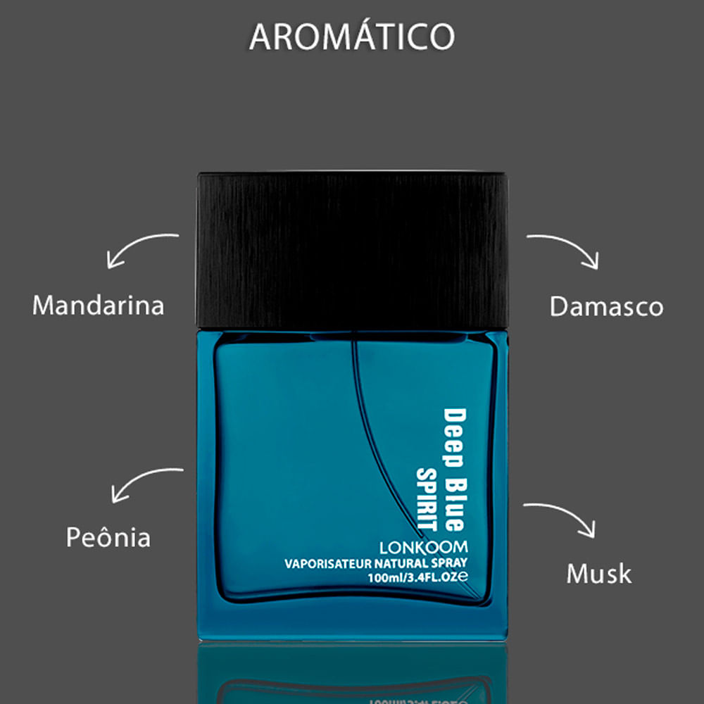 Spirit Deep Blue Lonkoom Eau De Parfum Masculino-100 Ml