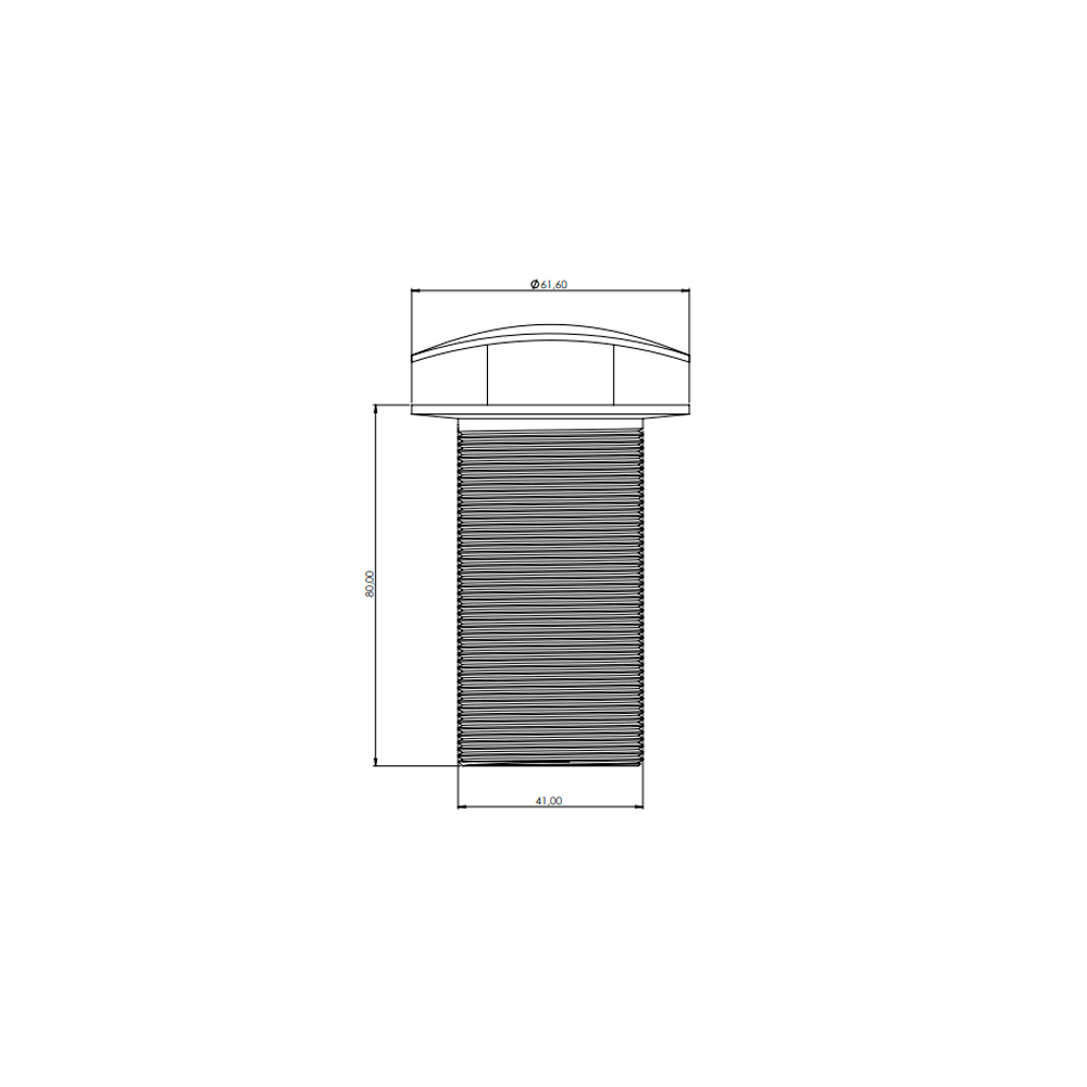 Encontraproduto.com.br - Válvula Para Lavatório Clique Quadrada 1 1/4 - Pevilon